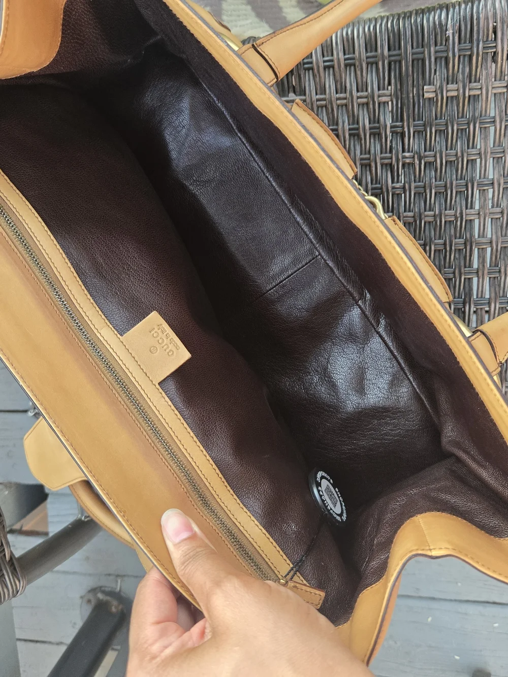 Gucci Leather Tote Handbag